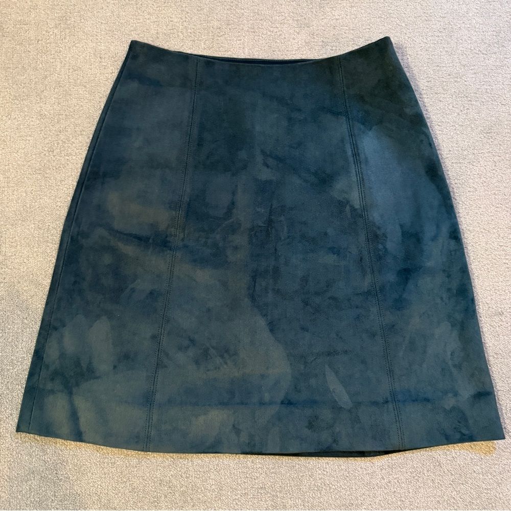 Aritzia Babaton - Faux Suede Pencil / Mini Skirt - Hunter Green - Women’s 4